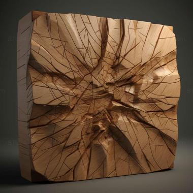 Patterns and decorations stl cracked 4 3d model